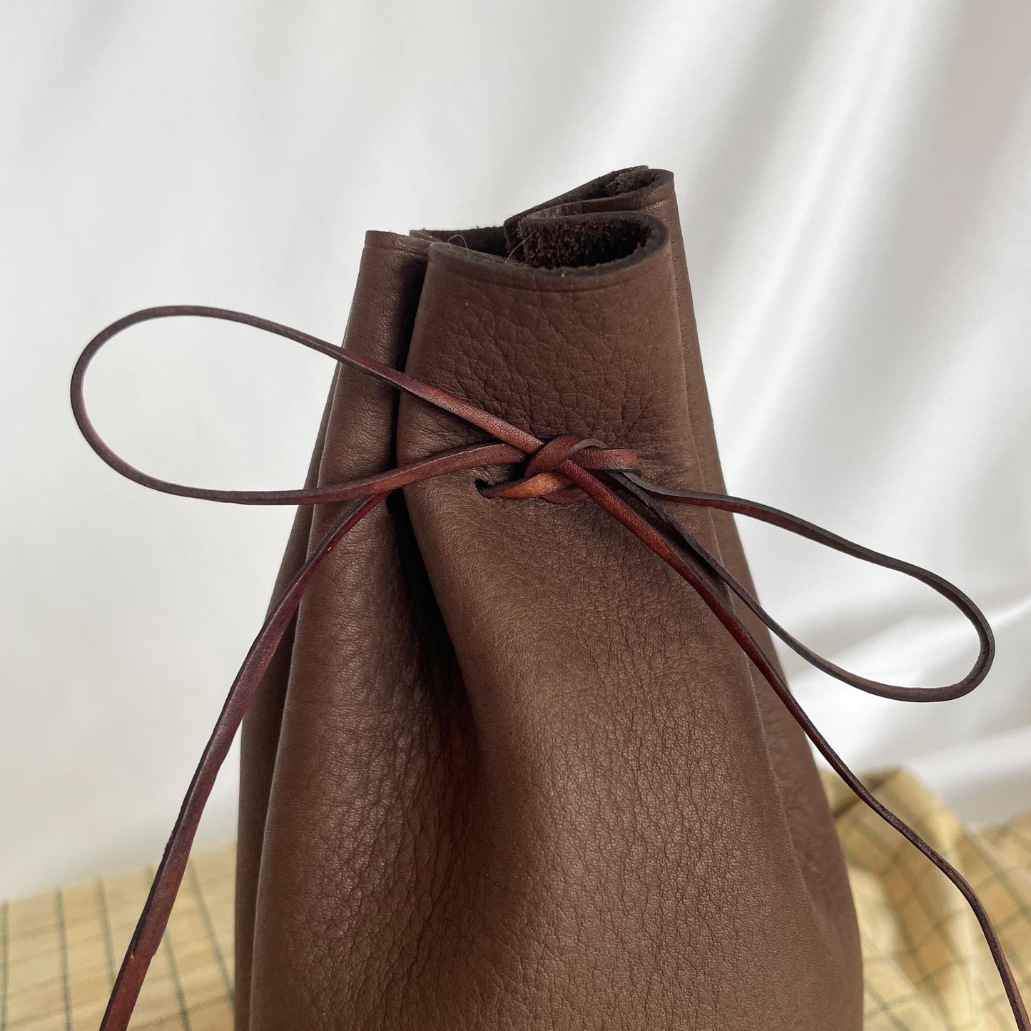 SLIGHT SECONDS #1 - Medieval Inspired Real Leather Drawstring Belt Pouch