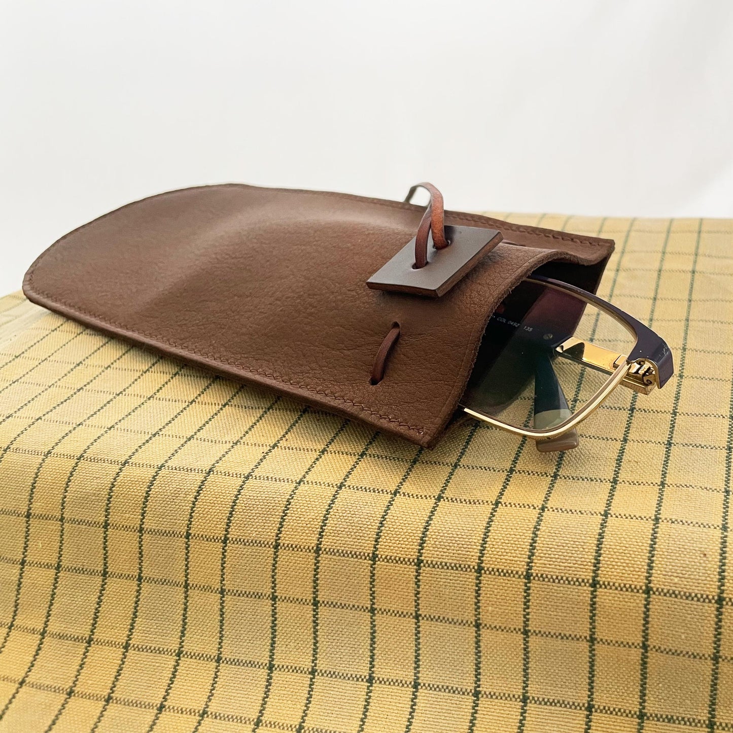 Medieval Inspired Glasses Case Drawstring Pouch for History Lovers