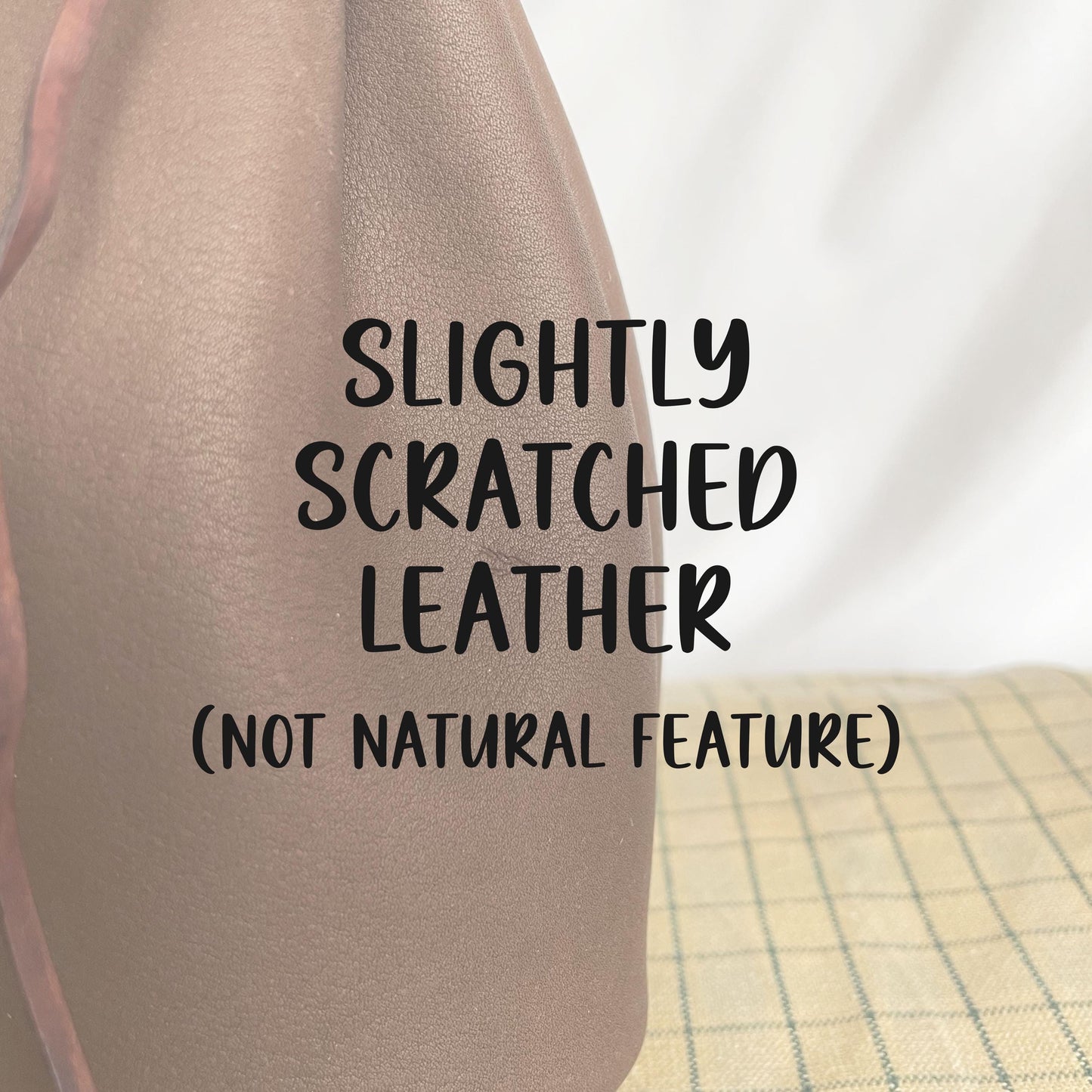 SLIGHT SECONDS #2 - Medieval Inspired Real Leather Drawstring Belt Pouch #2