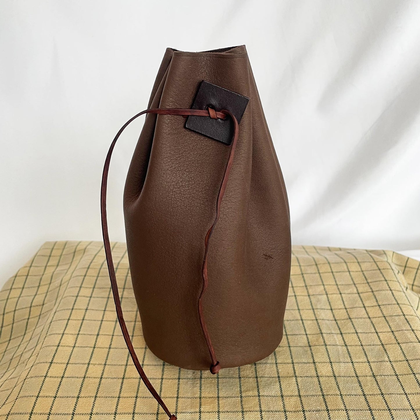 SLIGHT SECONDS #2 - Medieval Inspired Real Leather Drawstring Belt Pouch #2