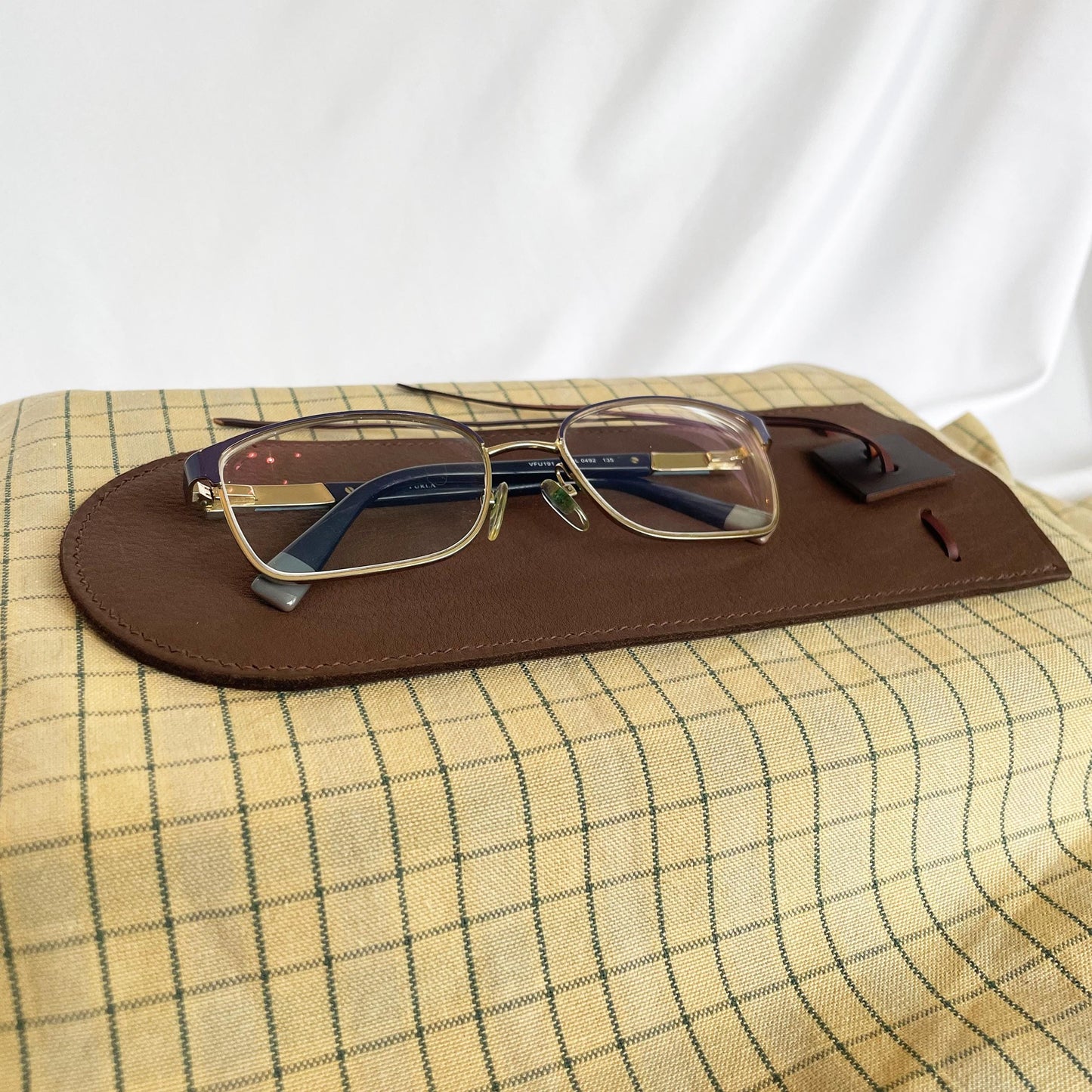 Medieval Inspired Glasses Case Drawstring Pouch for History Lovers