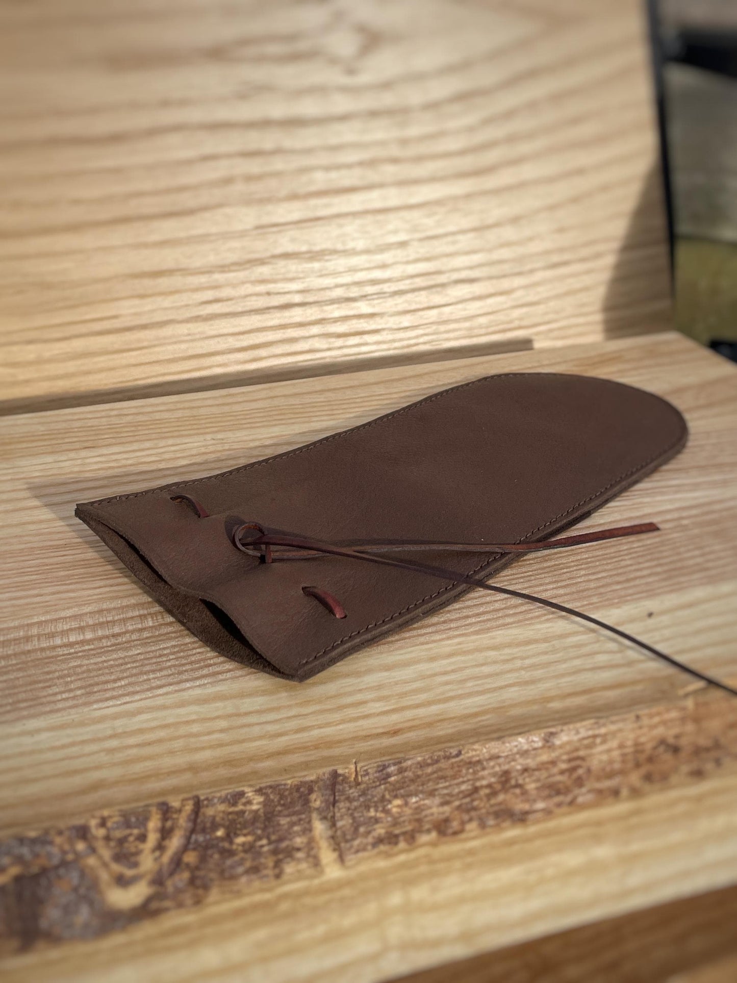 Medieval Inspired Glasses Case Drawstring Pouch for History Lovers