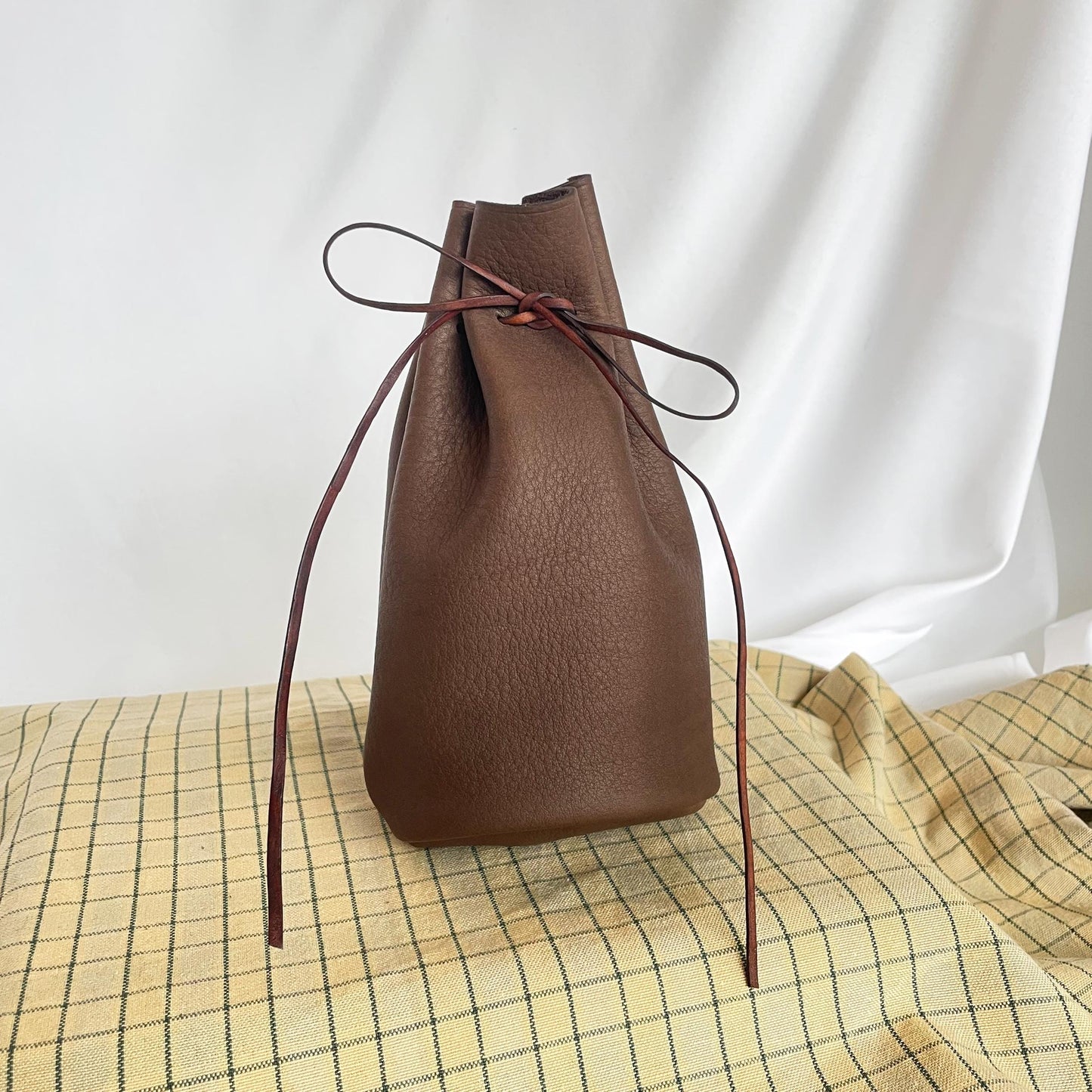 SLIGHT SECONDS #1 - Medieval Inspired Real Leather Drawstring Belt Pouch